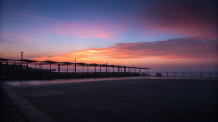 Obraz premium Soft focus sunset gradient with natural warm tones