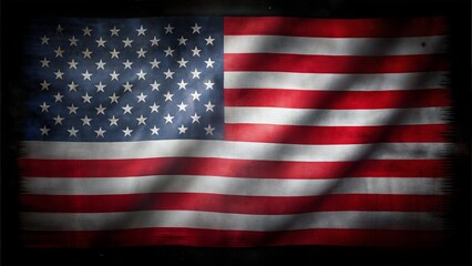 Fototapeta premium 4th July American flag background.