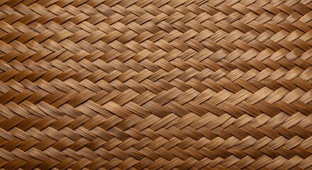 Woven Straw Texture Background Image for Design