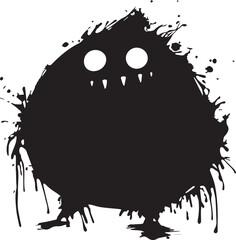 Big Blob black silhouette icons 