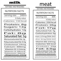 NUTRITION  FACTS   DESIGN