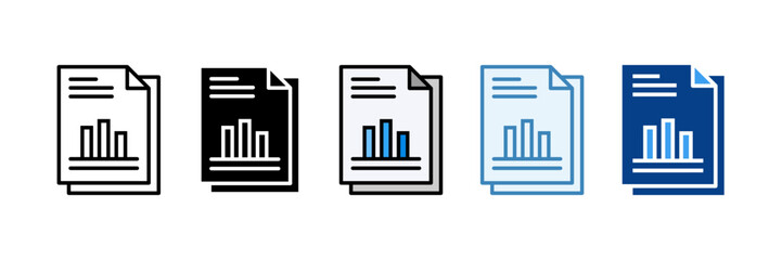 Accounting  Icon Set Multiple Style Collection