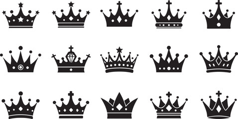 crown icon or logo isolated sign symbol vector illustration - Collection of high quality black style vector icons
