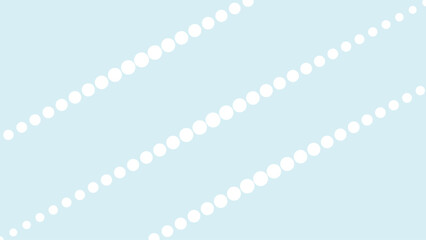 Fototapeta premium This light blue background features two diagonal lines of white dots, creating a subtle, elegant pattern.
