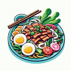 cuisine, delicious, asian, dish, food, traditional, meal, plate, malaysia, chinese, lunch, singapore, penang, dinner, tasty, char, noodles, asia, stir, shrimp, teow, sauce, gourmet, egg, hawker, kway,