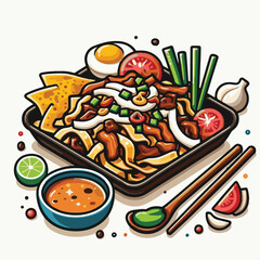 cuisine, delicious, asian, dish, food, traditional, meal, plate, malaysia, chinese, lunch, singapore, penang, dinner, tasty, char, noodles, asia, stir, shrimp, teow, sauce, gourmet, egg, hawker, kway,