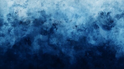 An abstract dark blue background with smooth gradients and subtle textures creating a deep and modern atmospheric design suitable for various creative uses