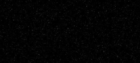 Space stars background. Night sky constellations galaxy. Universe starry pattern with glowing stars. Vector illustration.