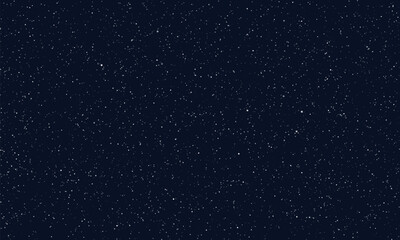 Space stars background. Night sky constellations galaxy. Universe starry pattern with glowing stars. Vector illustration.