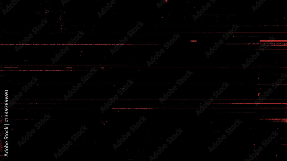 Aufkleber Digital noise. Abstract distortion static texture. Vector. Minimalistic digital glitch art. pixel graphics. VHS grainy texture. Black background. Retro game aesthetics backdrop.