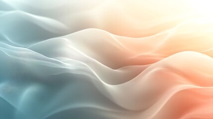 Obraz premium Abstract Wavy Surface Texture in Gradient Colors Background for Presentations