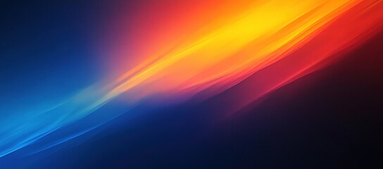 Obraz premium Abstract gradient background with dark blue and orange, blue to orange, featuring a flat design, ideal for modern and elegant designs.