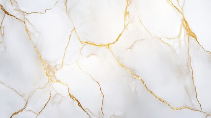 Gold Veins Create Luxury On Elegant Marble Backdrop.