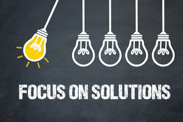 Fototapeta premium Focus on Solutions 