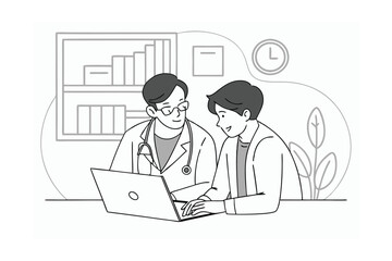 business meeting in office