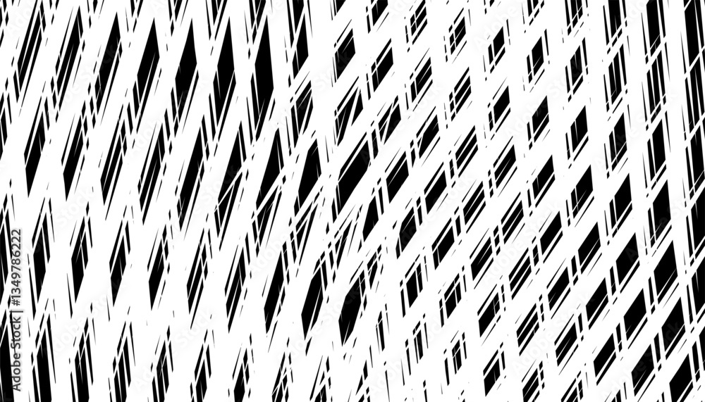 Poster black and white abstract and grunge pattern for modern background and jersey design. vector format i