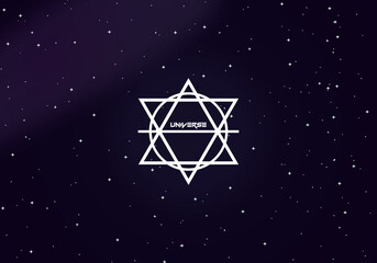 Space background with Stars .Cosmic universe star night