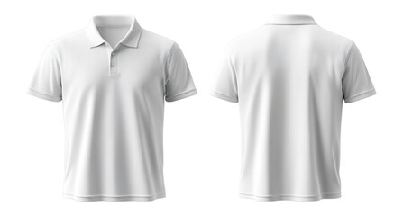 PNG White polo shirt mockup clothing apparel t-shirt.