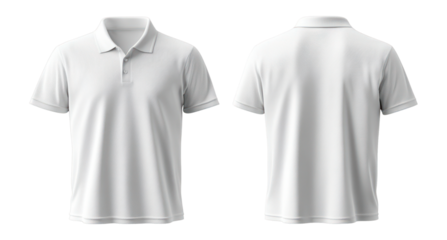 PNG White polo shirt mockup clothing apparel t-shirt.