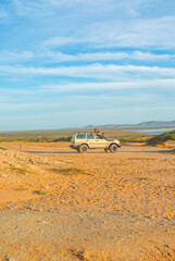 Obraz premium Exploring the Scenic Landscapes of Cabo de la Vela in La Guajira, Colombia