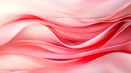 Obraz premium Abstract Pink And Red Flowing Fabric Design