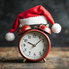 santa claus clock