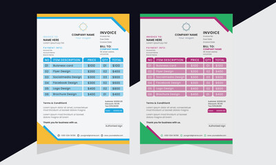 invoice money responsive simple template business layout payment