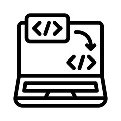 compiler line icon
