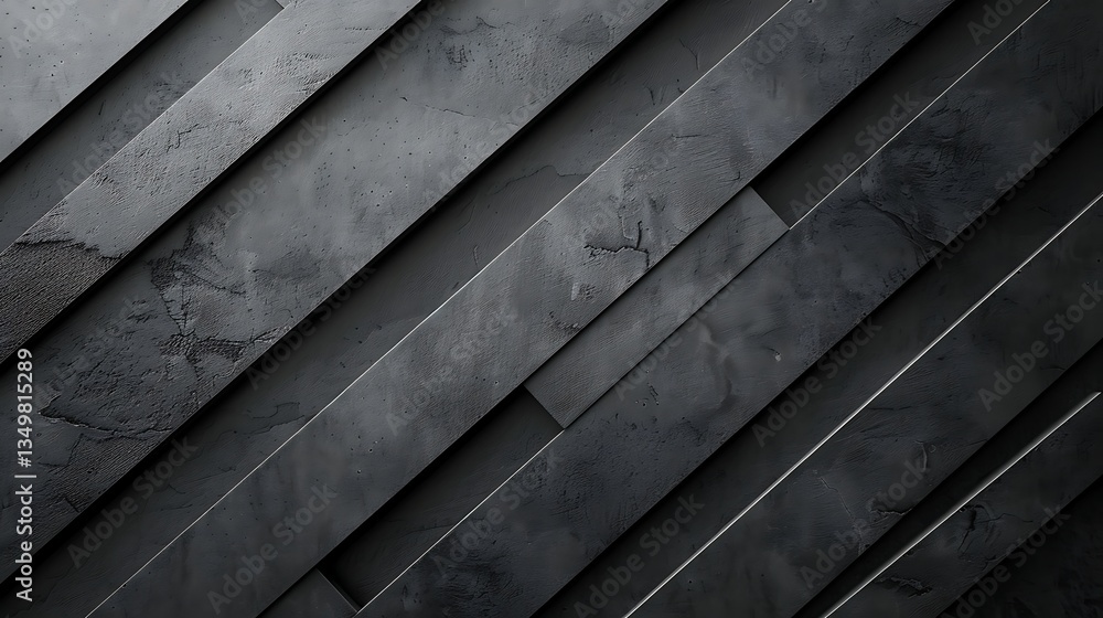 Poster abstract background featuring diagonal layered bars with a dark, textured stone or concrete surface.