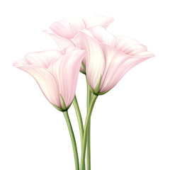 Delicate Pink Flowers Bouquet.