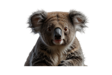 Koala isolated on transparent background