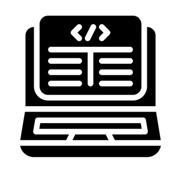 code editor glyph icon