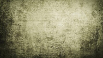 Aged, textured, muted olive green surface background