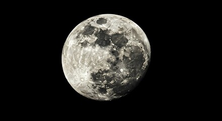 Obraz premium moon in the night sky