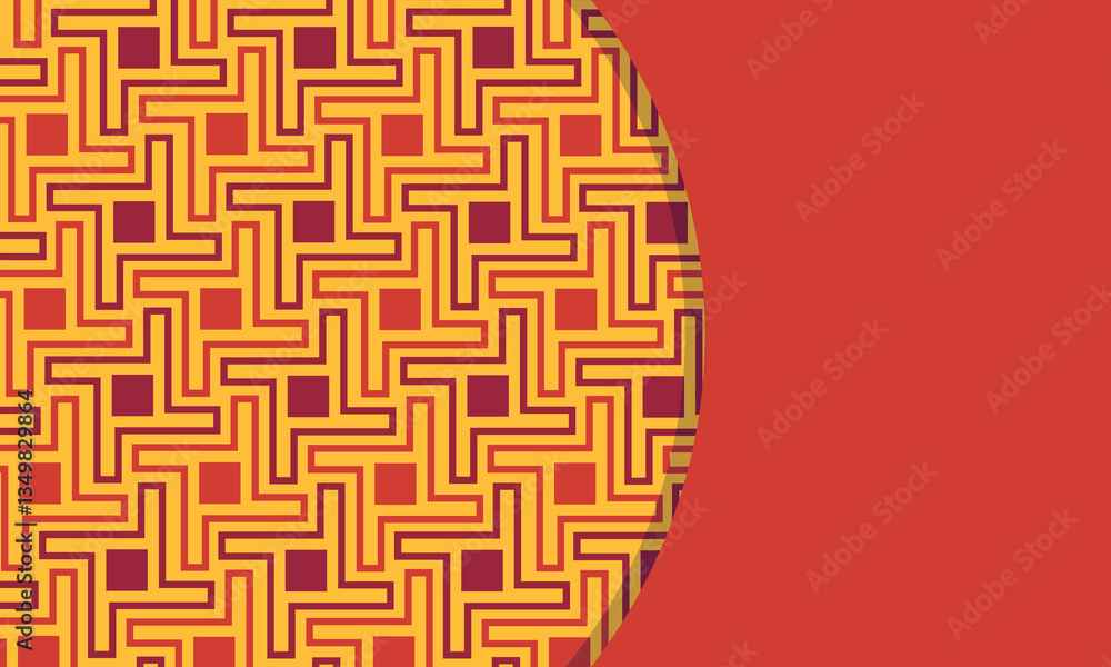 Poster seamless abstract geometric pattern. vertical vector illustration. reflectarray antenna background. 