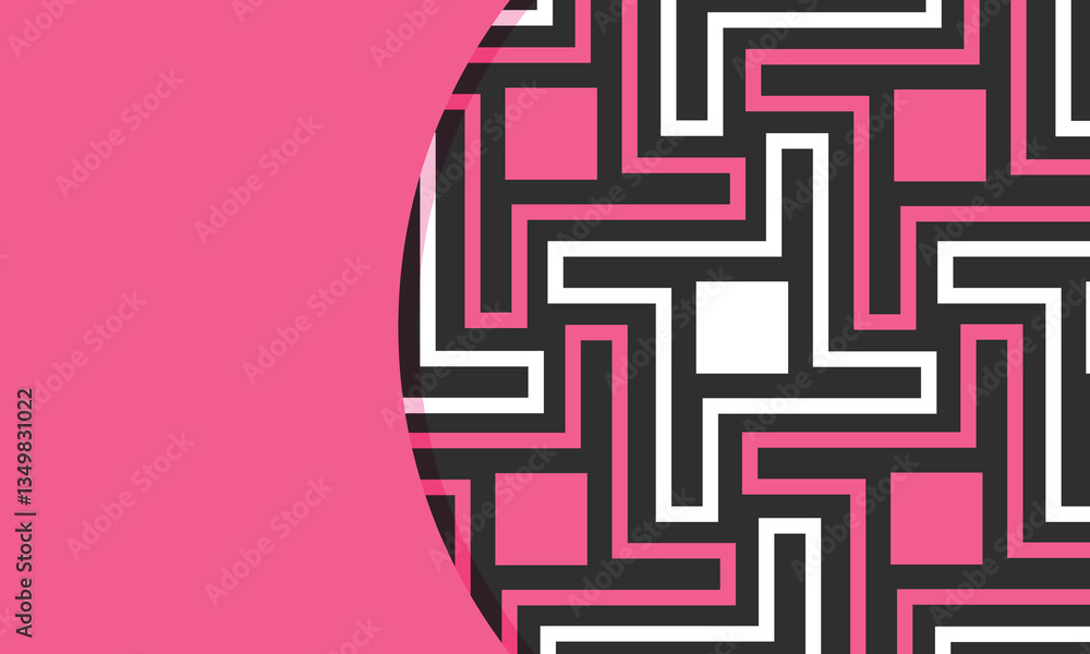 Poster seamless abstract geometric pattern. vertical vector illustration. reflectarray antenna background. 