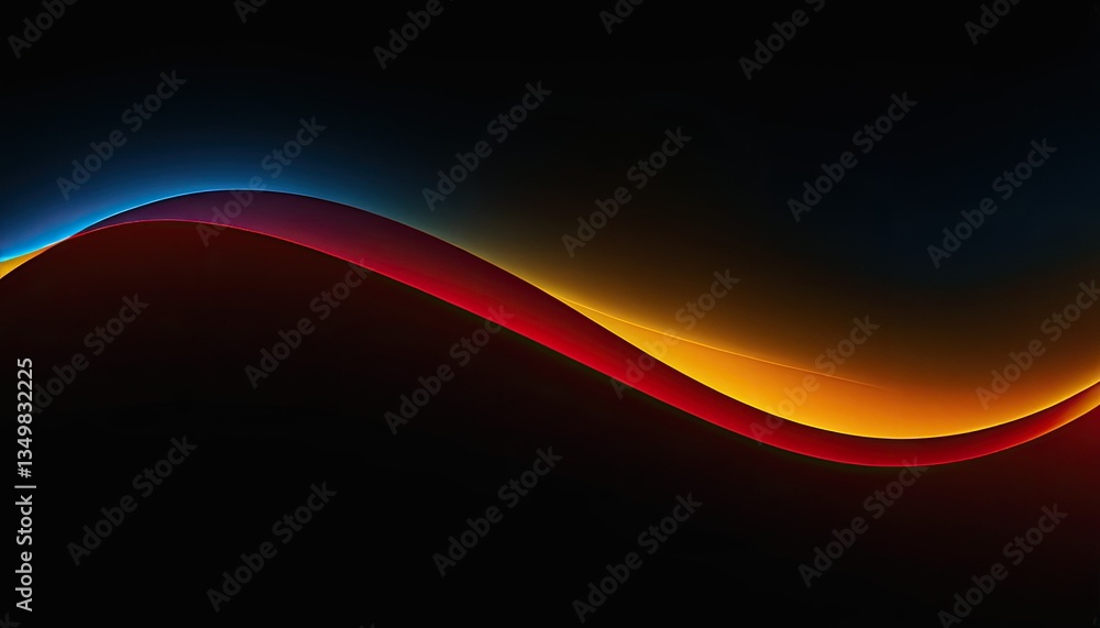Poster Abstract background pattern minimalistic wave clean simpe modern texture colorful shapes
3