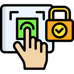 Biometric Security Icon