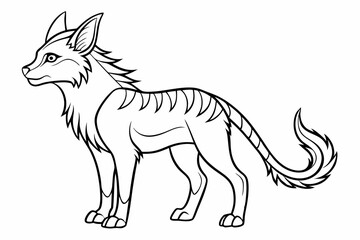 coloring page line art black sihouette vector