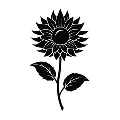 Fototapeta premium sunflower vector illustration