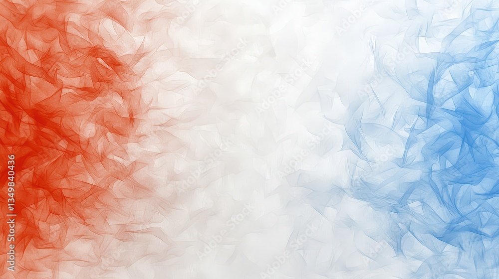 Poster dynamic red and blue smoke texture background for abstract digital art design projects