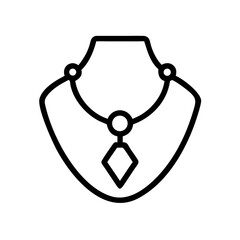 Necklace Icon – Elegant Jewelry Symbol
