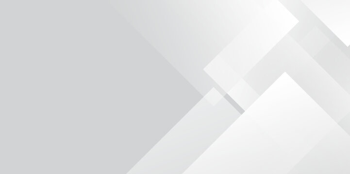Abstract white and grey triangle overlay texture background. Modern elegant white gray banner background with creative design and shiny lines.Light gray triangle abstract subtle vector background..	
