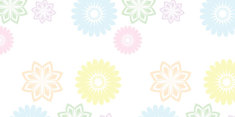 Pastel Floral Seamless Pattern 