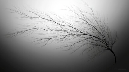 Obraz premium Striking black and white photography, a majestic tree's timeless presence in nature