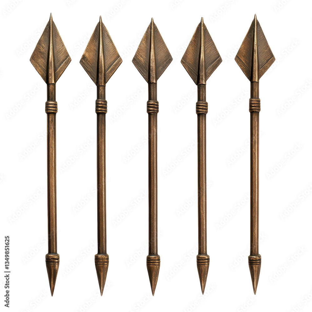 Poster a collection of arrows in various colors and designs, showcasing different styles and shapes.