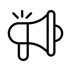 megaphone line icon