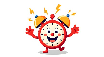 The vibrant morning of the alarm clock