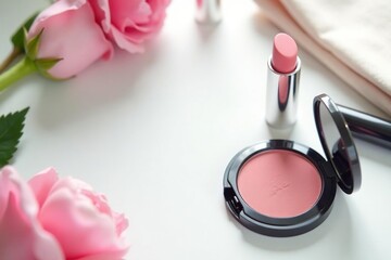 Luxurious white surface ideal for showcasing cosmetics, white, seamless