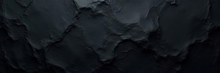 Naklejka premium Blackened paper with embossed veins and ridges in muted tone , ridged, parchment